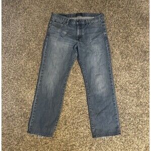 Lucky Brand Men’s 34 x 30 361 Vintage Straight Jeans Blue Medium Wash Mid Rise